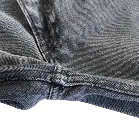 Reformation Julia High Cigarette Jean Wash Monterey Women's Sz 26 Charcoal Black - Picture 8 of 9